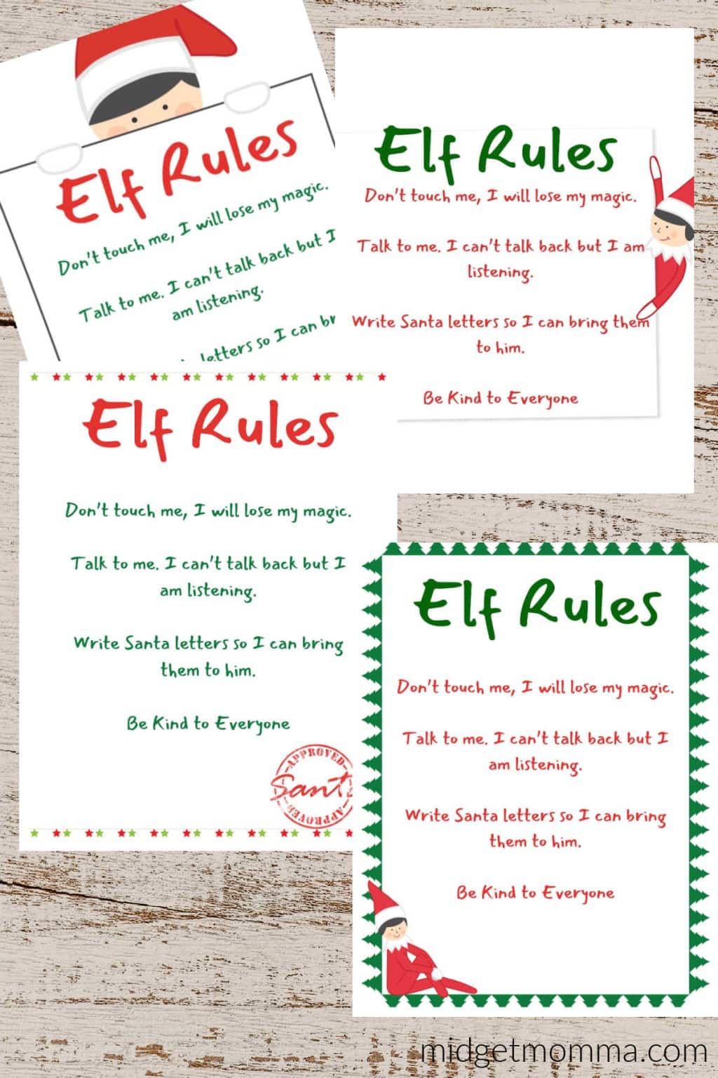 Elf on the Shelf Rules + FREE Printable! • MidgetMomma