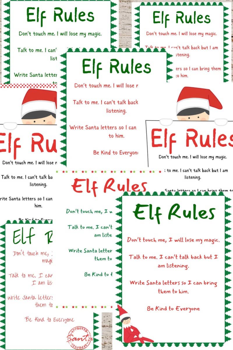 Elf on the Shelf Rules + FREE Printable! • MidgetMomma
