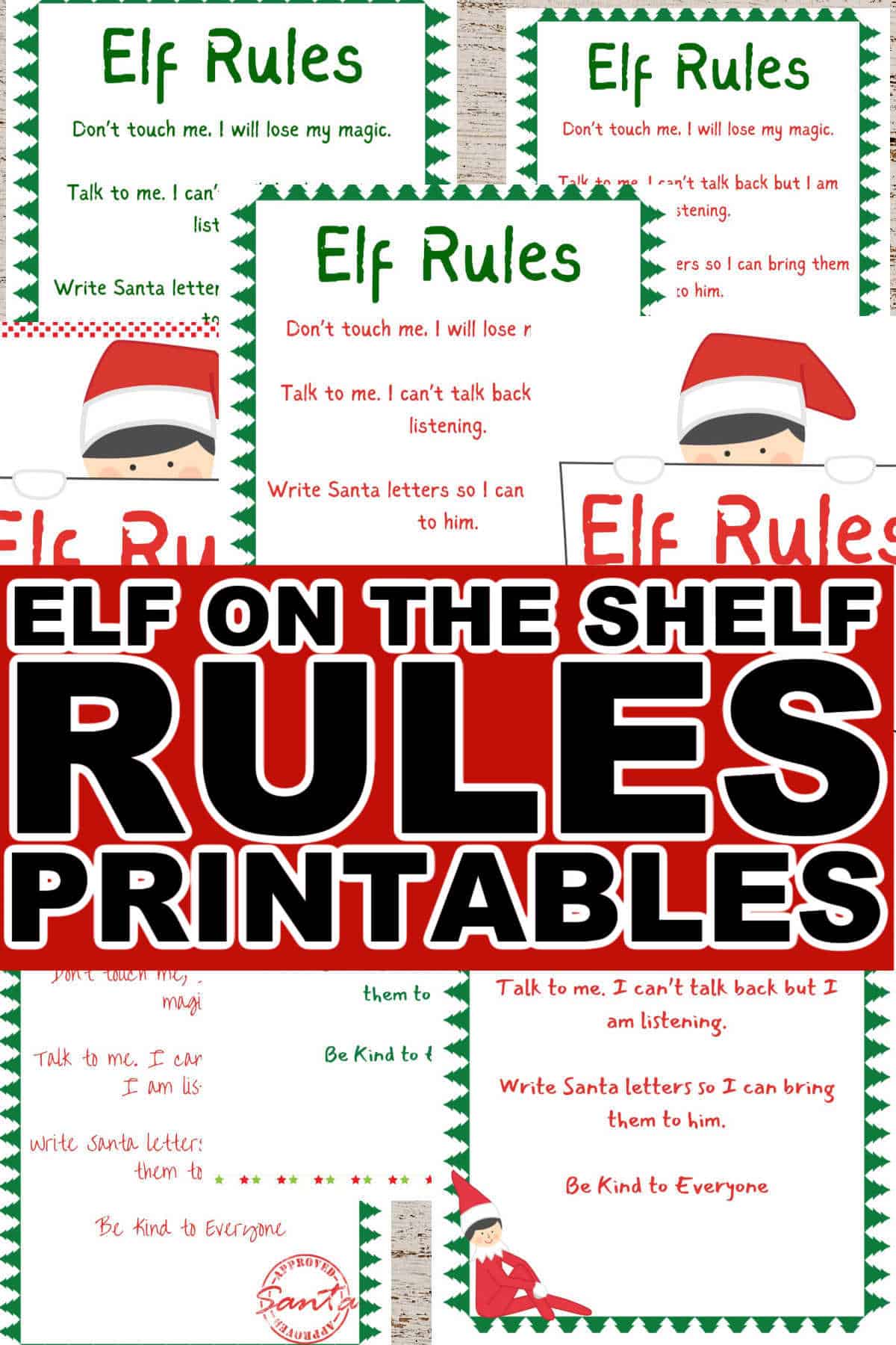 Elf On The Shelf Rules + FREE Printable! • MidgetMomma