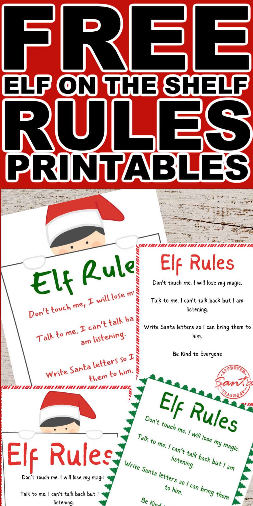 Elf on the Shelf Rules + FREE Printable! • MidgetMomma