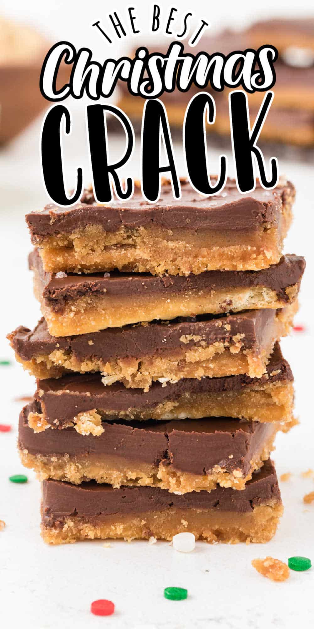 The BEST Christmas Crack Recipe • MidgetMomma