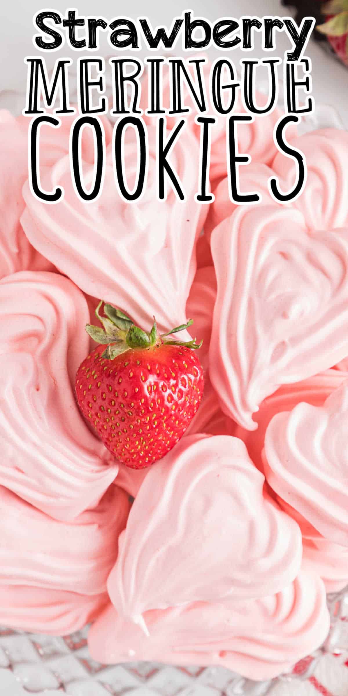 Strawberry Meringue Cookies Recipe