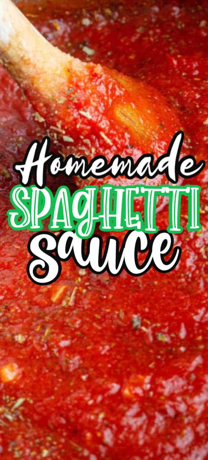 The BEST Easy Homemade Spaghetti Sauce Recipe • MidgetMomma