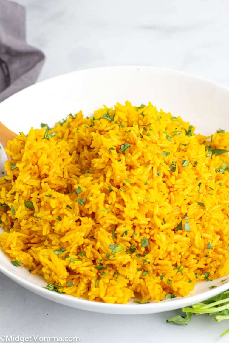 Instant Pot Turmeric Rice Recipe • MidgetMomma