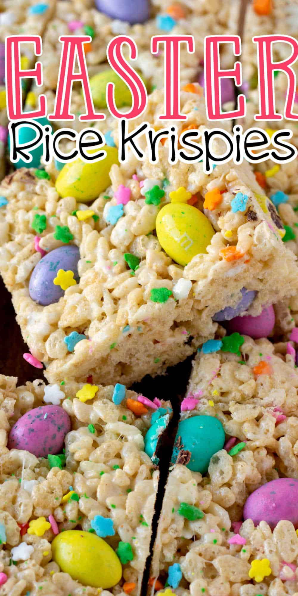 Easter M&M Rice Krispie Treats Recipe • MidgetMomma