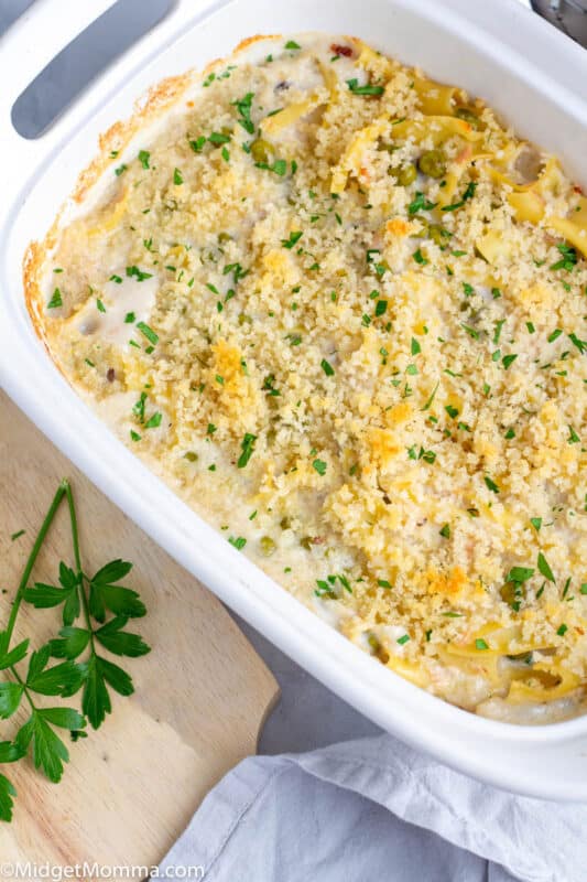 Easy Tuna Noodle Casserole Recipe • MidgetMomma