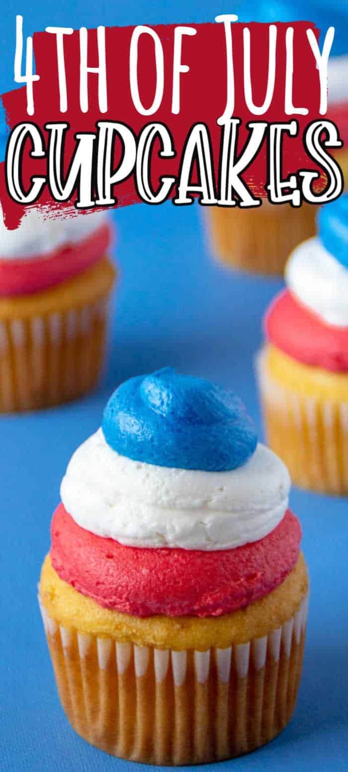 4th of July Cupcakes Recipe • MidgetMomma