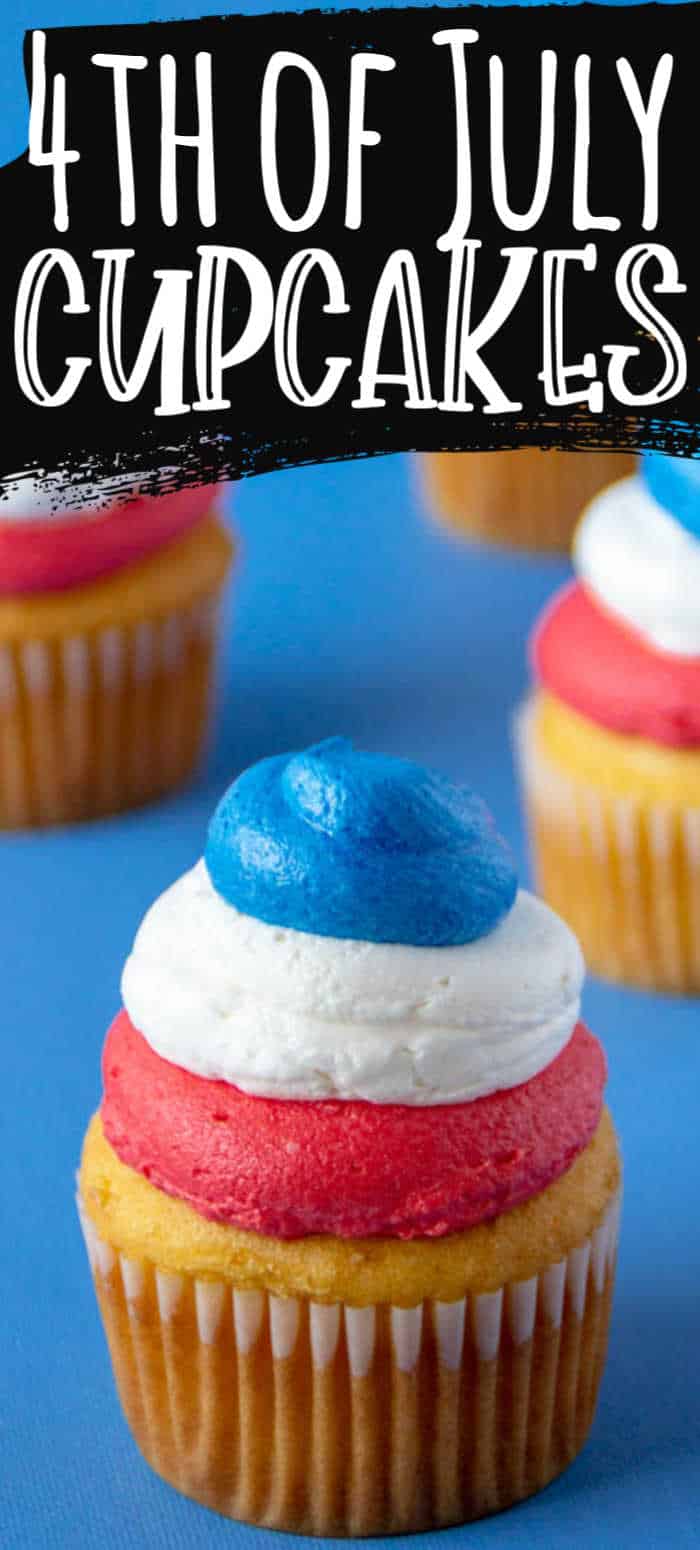 4th Of July Cupcakes Recipe • Midgetmomma