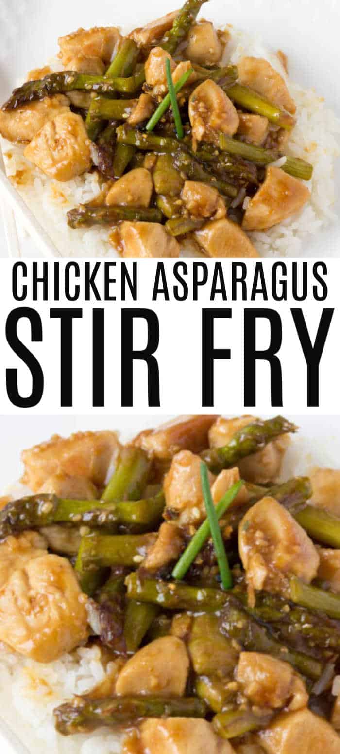 Chicken Asparagus Stir Fry Recipe • MidgetMomma