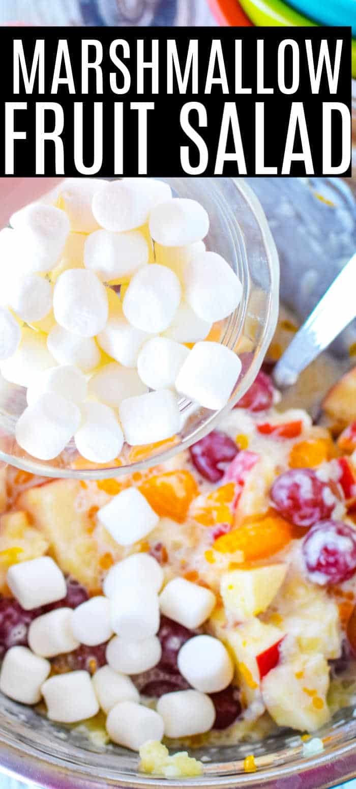 Easy Fruit Salad With Marshmallows Recipe • Midgetmomma 3270