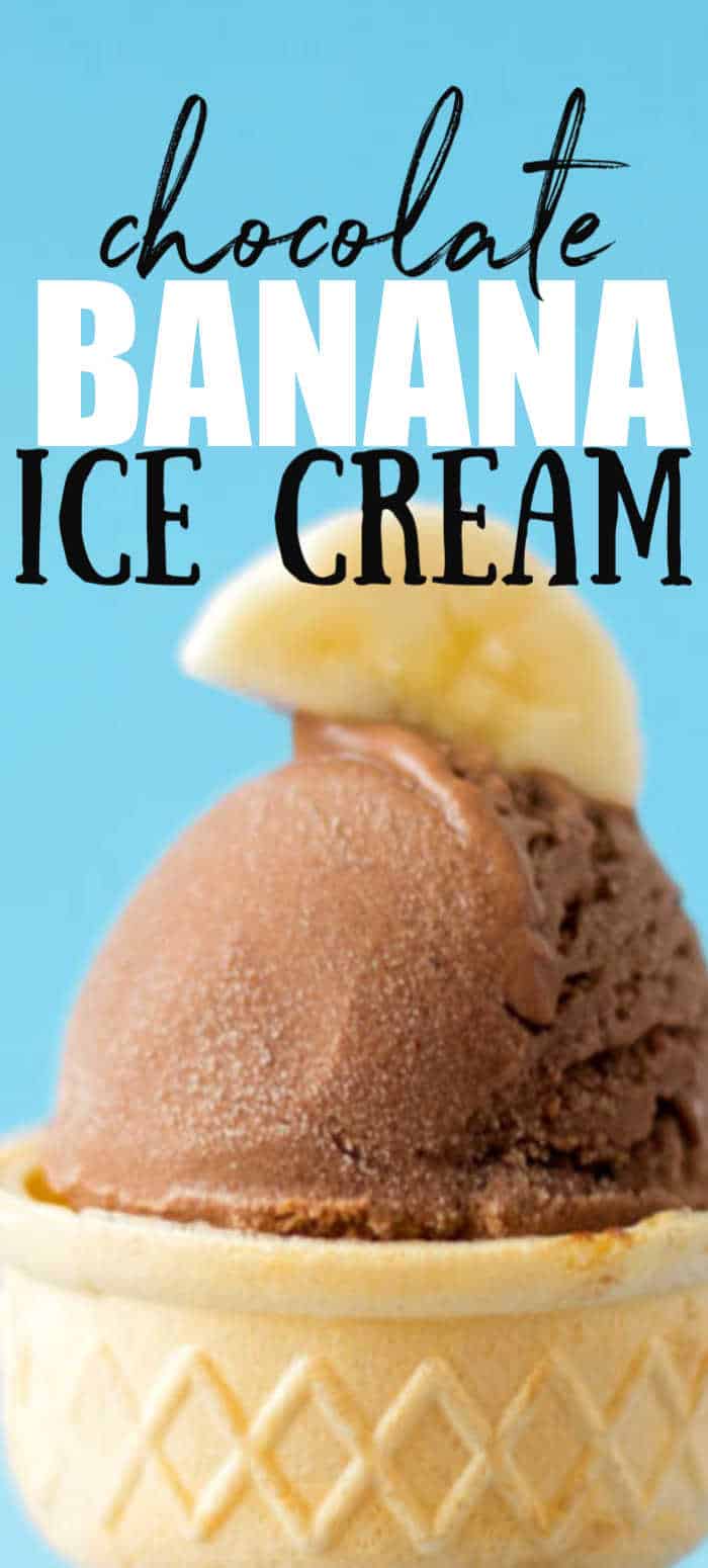 Homemade Ice Cream | Banana Chocolate Peanut Butter Flavor