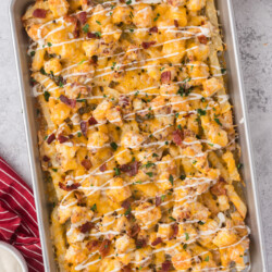 chicken bacon ranch fries recipe