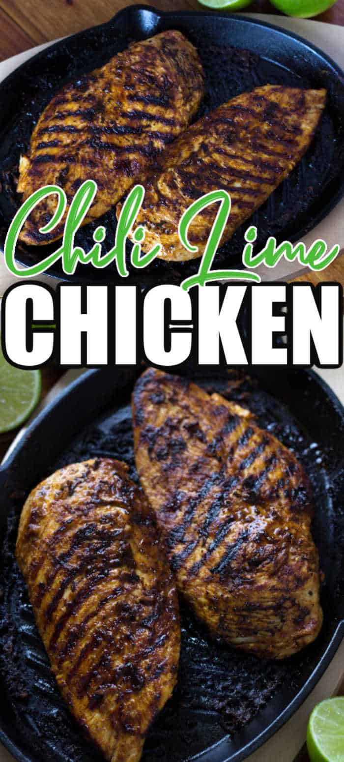 Grilled Chili Lime Chicken (Perfect for a Main Dish, Salads & More)