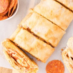 Pepperoni Pizza Bread Recipe