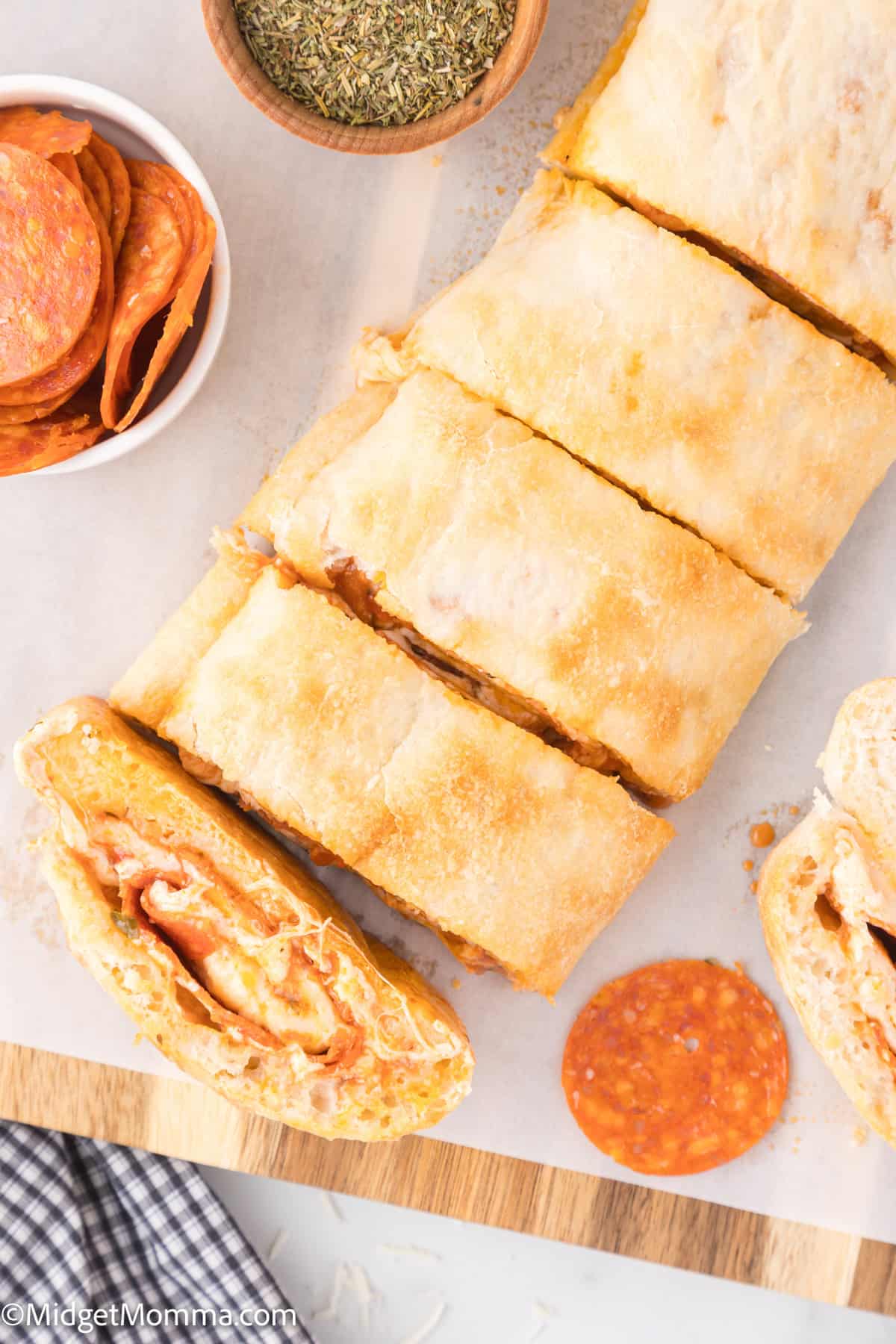 Pepperoni Pizza Bread Recipe