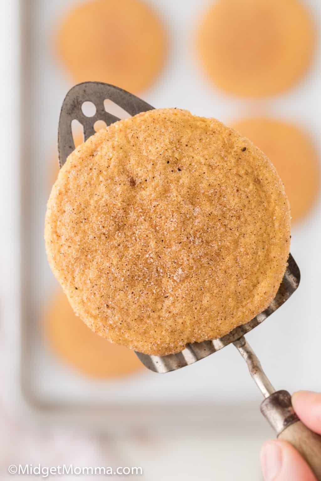 Soft and Chewy Pumpkin Snickerdoodle Cookies - MidgetMomma