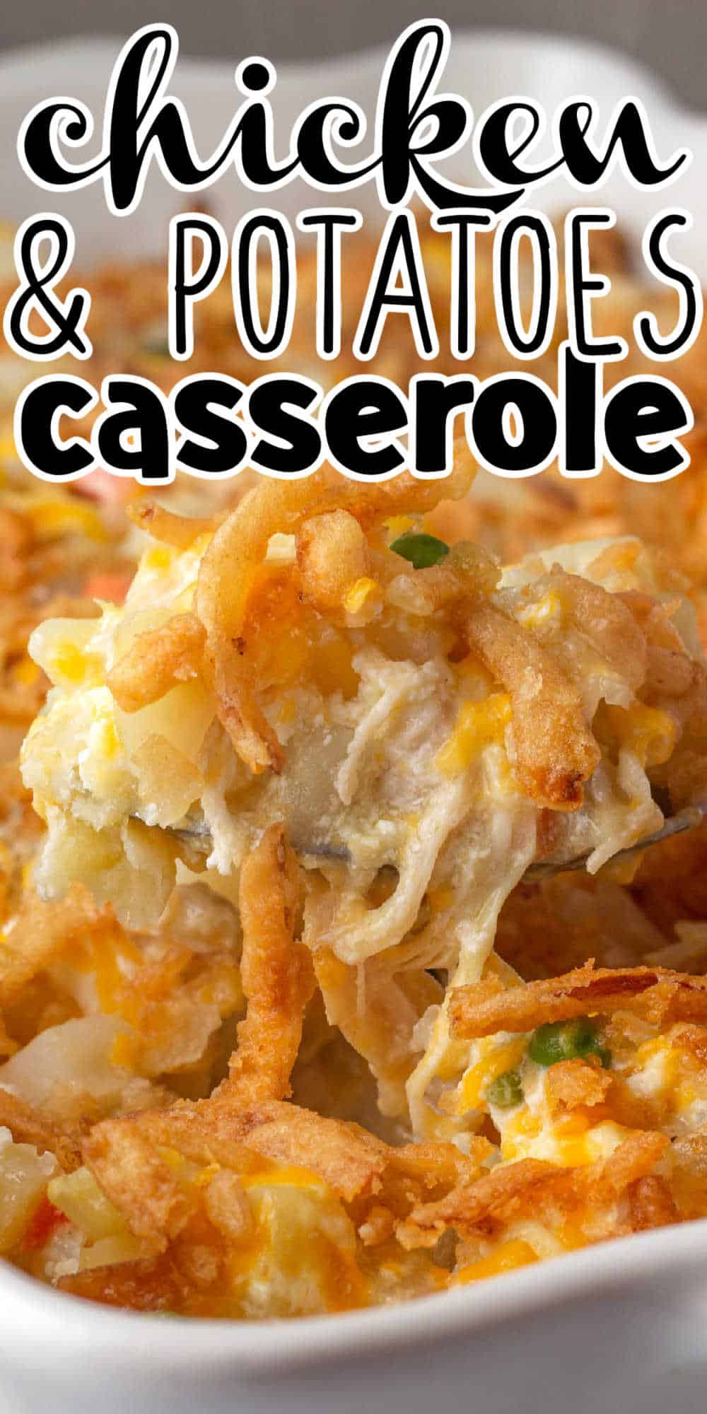 Cheesy Chicken and Potato Casserole with Veggies Recipe