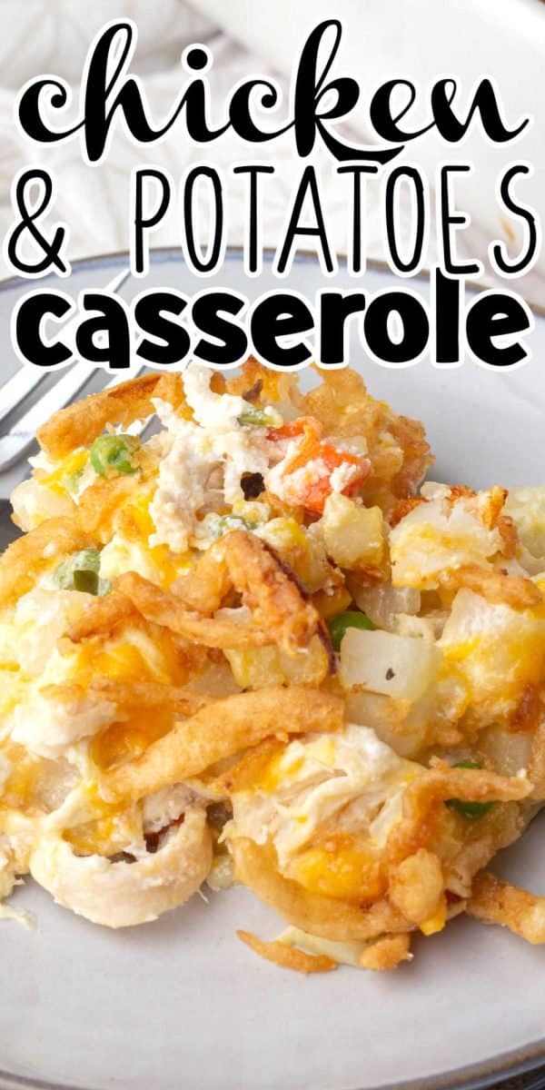 Cheesy Chicken and Potato Casserole with Veggies Recipe