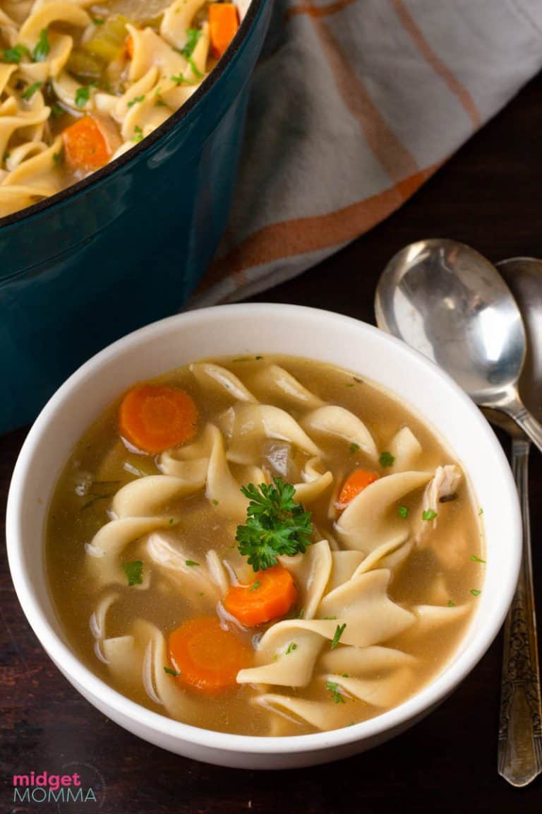 Turkey Noodle Soup Recipe • MidgetMomma