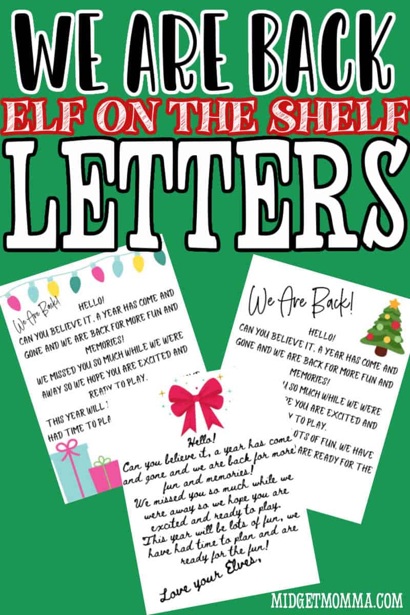 elf on the shelf i m back letter free printable for christmas