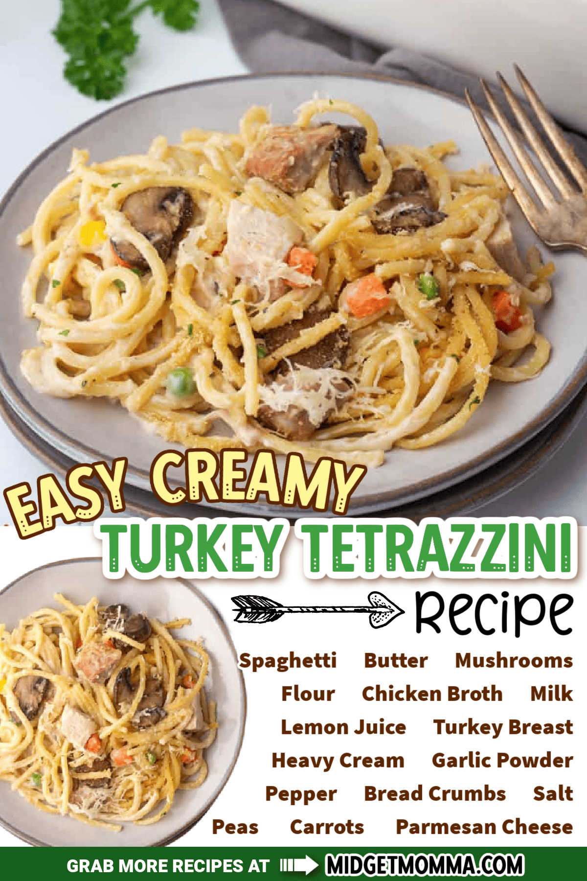 Easy Creamy Turkey Tetrazzini Recipe MidgetMomma   Easy Creamy Turkey Tetrazzini Recipe 