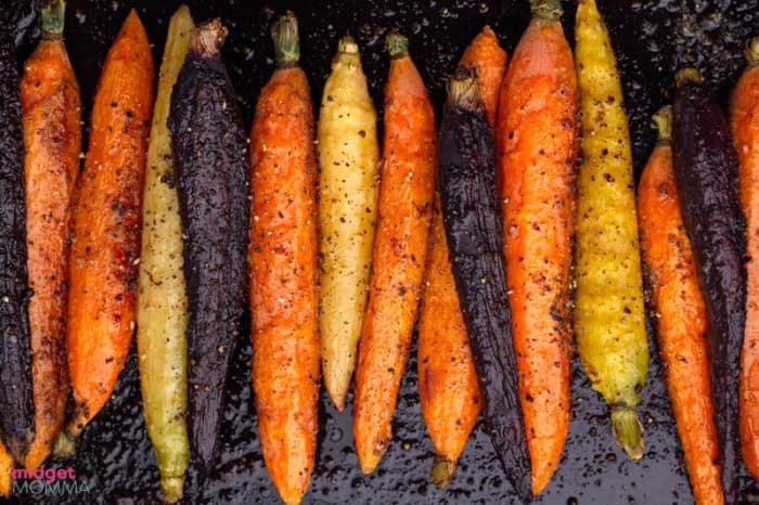 Easy Oven Roasted Carrots • MidgetMomma