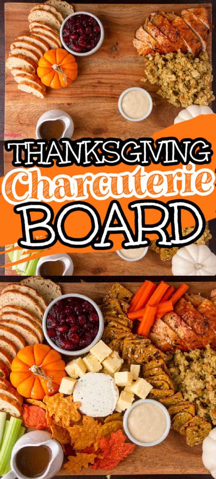 Thanksgiving Leftovers Charcuterie Board • MidgetMomma