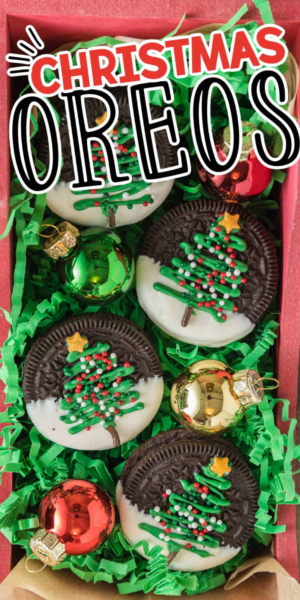 Christmas Tree Oreo Cookies Recipe (Christmas Oreos) • MidgetMomma