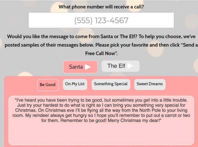 Call or Facetime SANTA With Santa's phone number! Perfect for Kids!