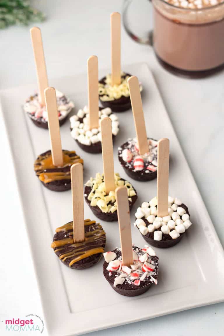 Hot Chocolate On A Stick - Easy DIY Gift Idea • MidgetMomma