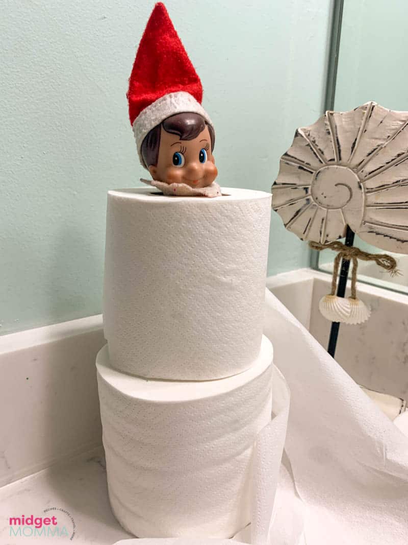 5 Minutes or Less Elf on the Shelf Ideas (Photos included!)