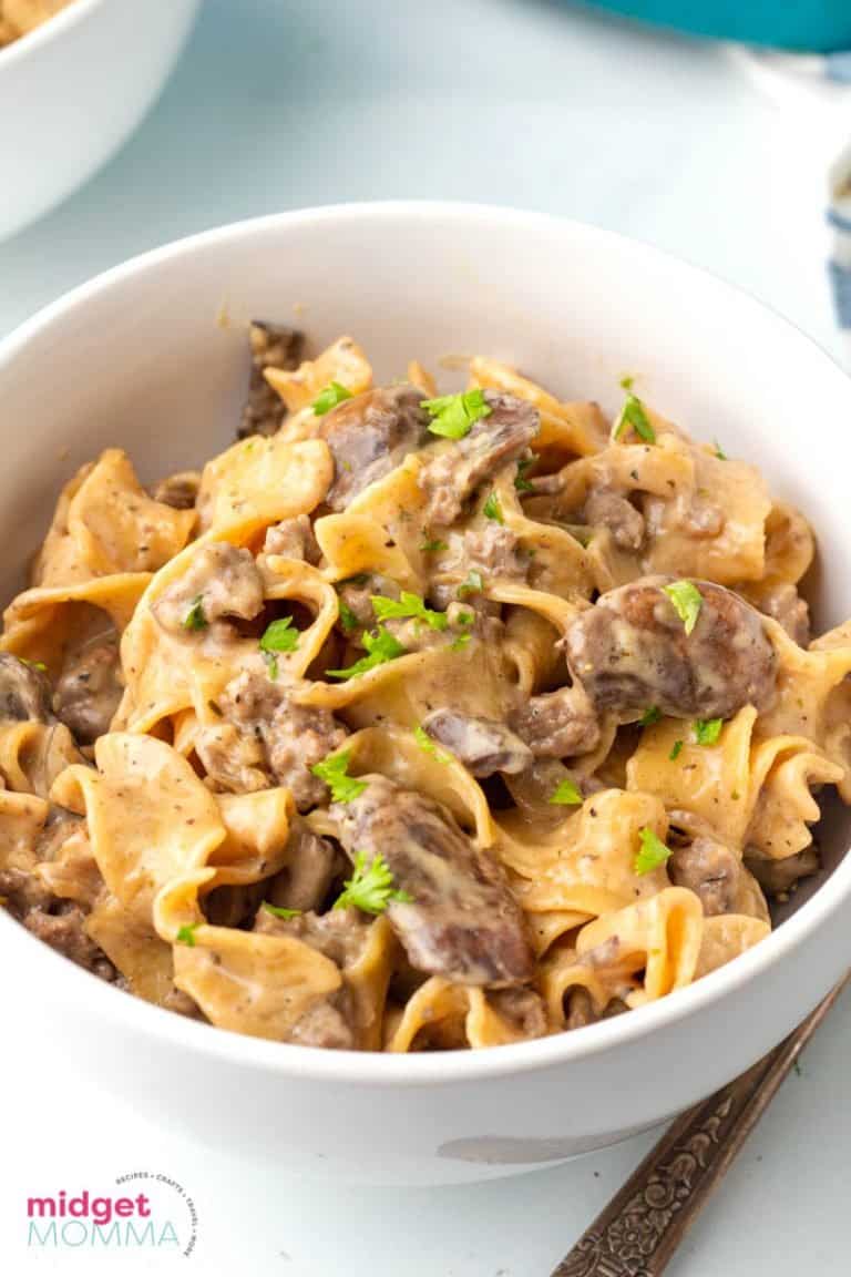 One-Pot Beef Stroganoff • MidgetMomma