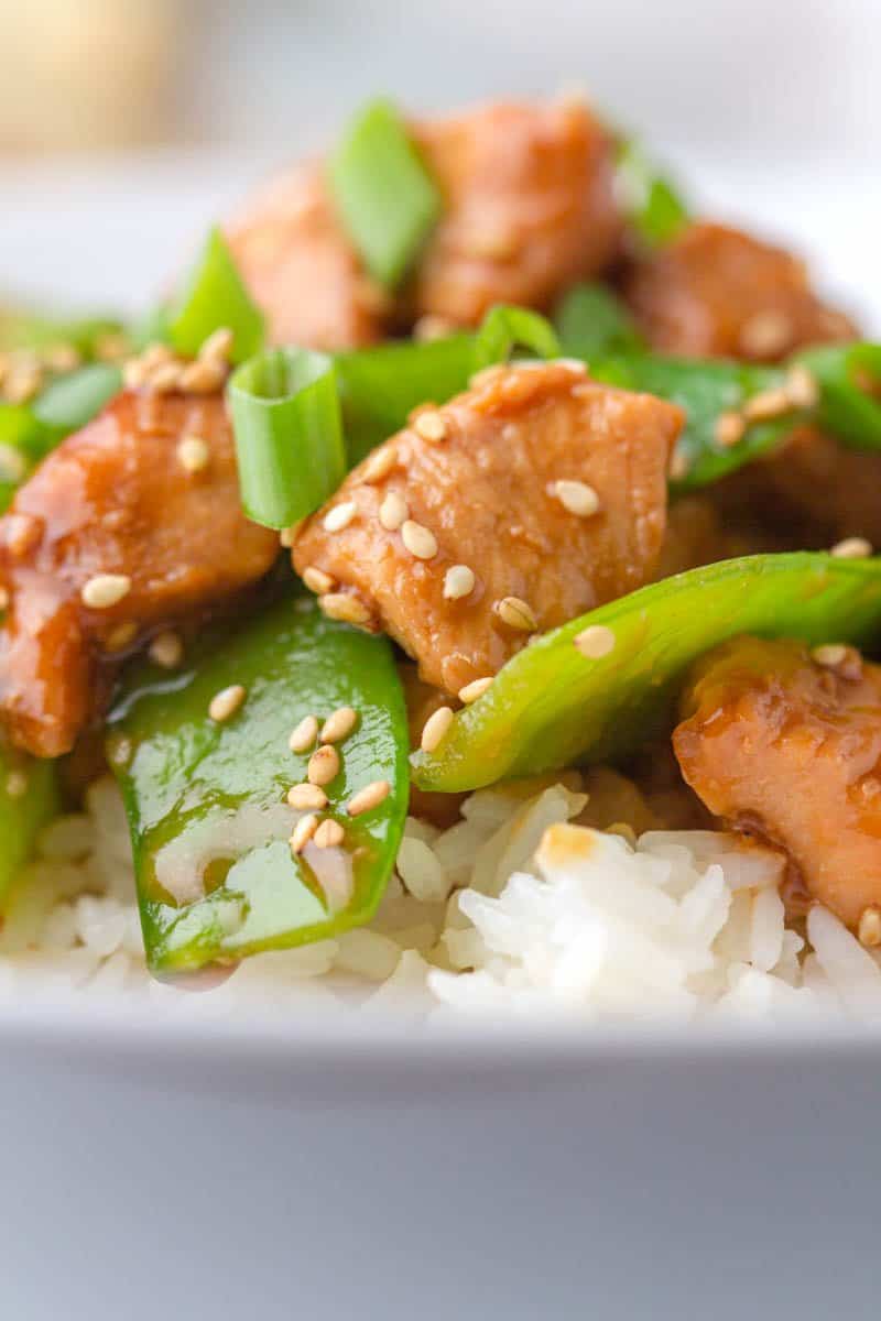 Freezer Teriyaki Chicken Rice Bowl - Easy Peasy Meals