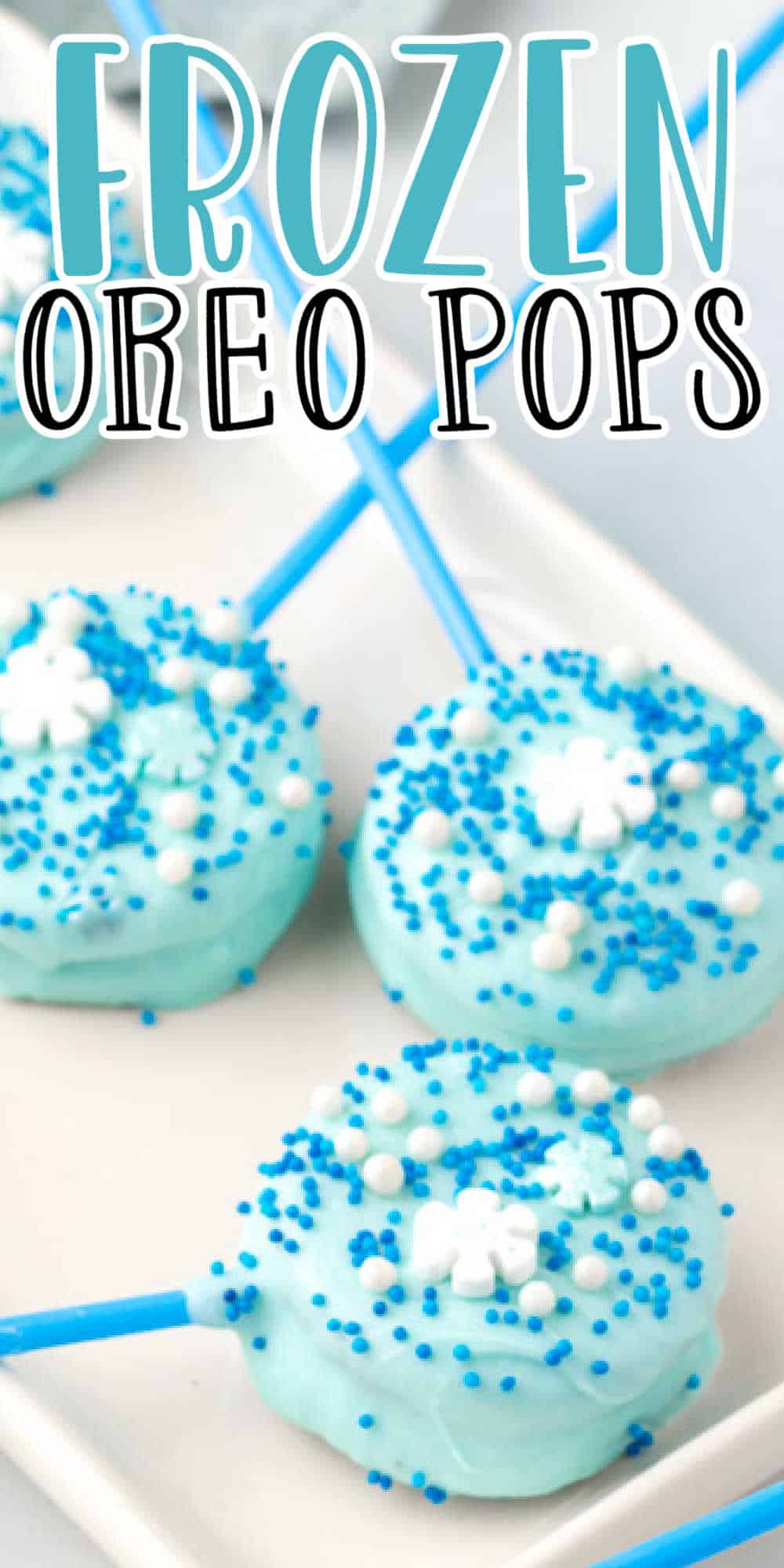 Disney Frozen Themed Oreos Cookie Pops Recipe