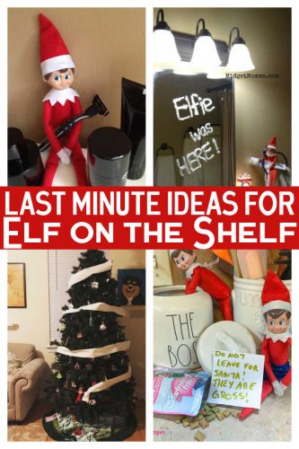 20 5 Minutes or Less Elf on the Shelf Ideas (Photos included!)