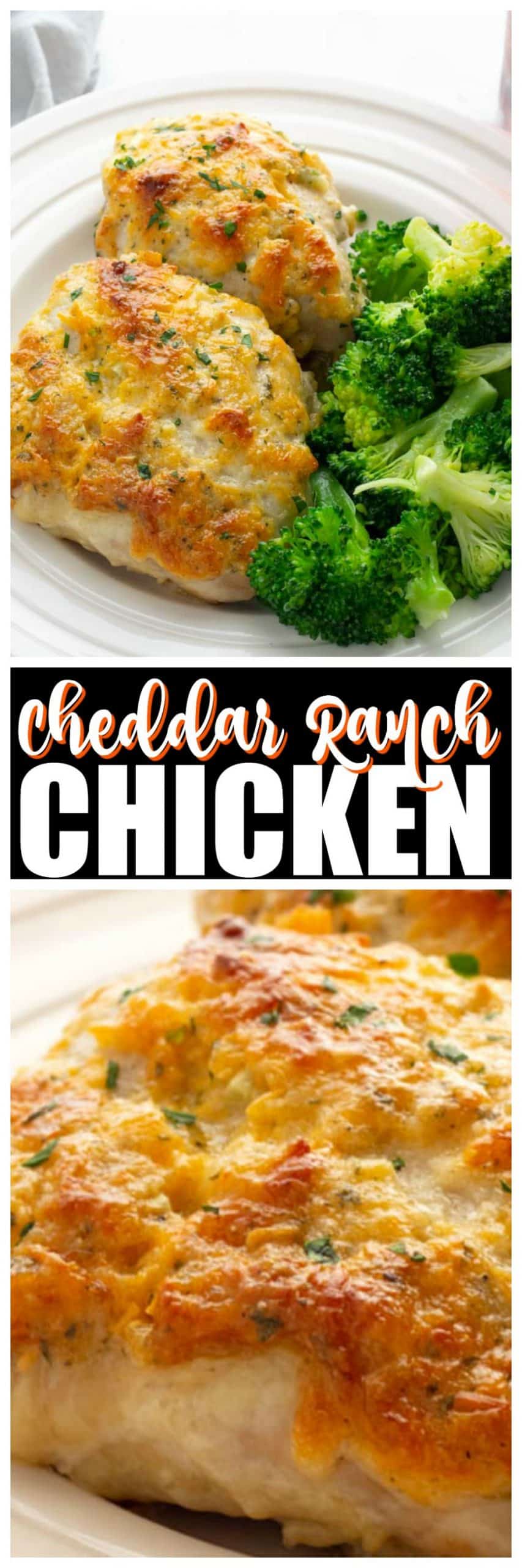 Cheddar Ranch Chicken Thighs (Can use Chicken Breast too!)