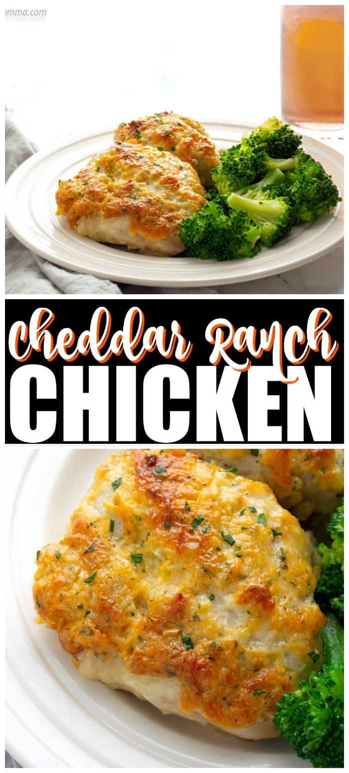 Cheddar Ranch Chicken Thighs (Can use Chicken Breast too!)