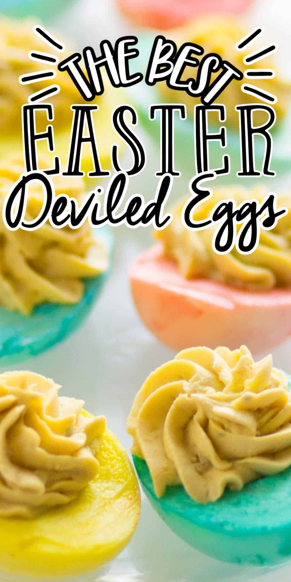 Pastel Deviled Eggs Recipe (Perfect for Easter!)