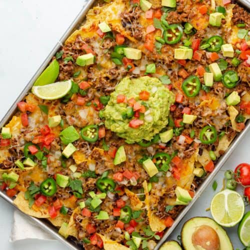 Sheet Pan Nachos • MidgetMomma