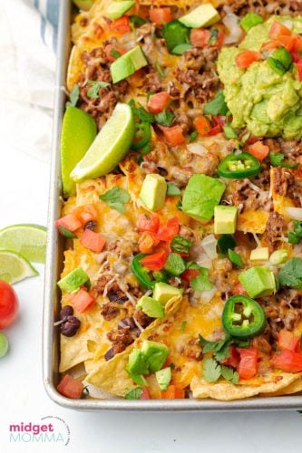 Sheet Pan Nachos • Midgetmomma