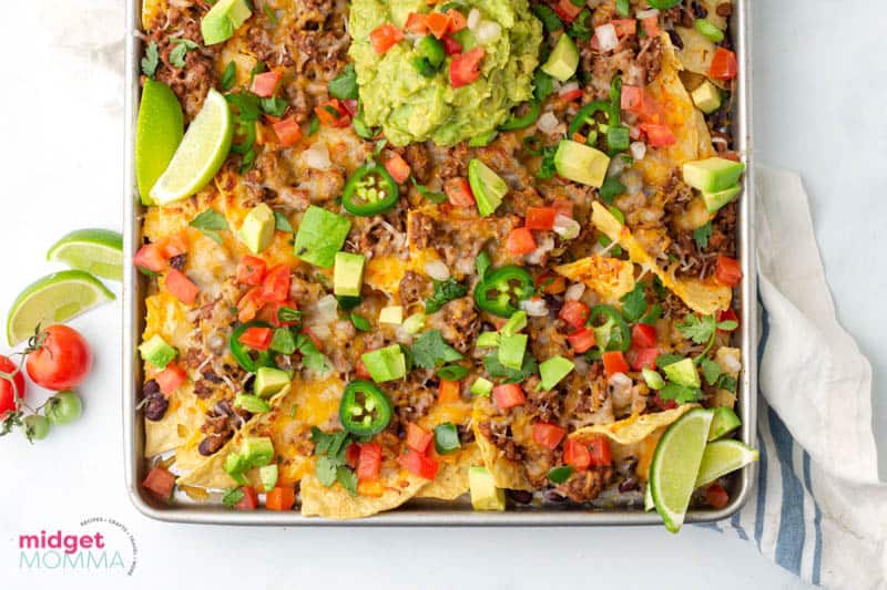 Sheet Pan Nachos • MidgetMomma