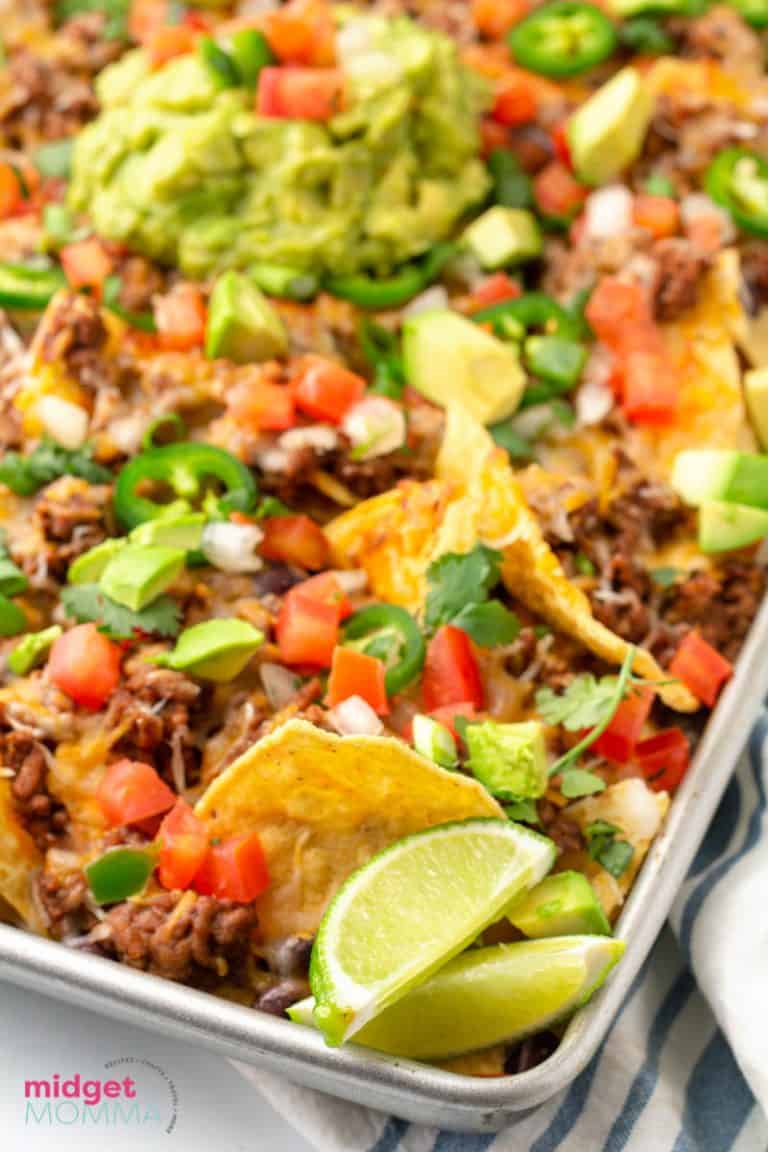 Sheet Pan Nachos • MidgetMomma