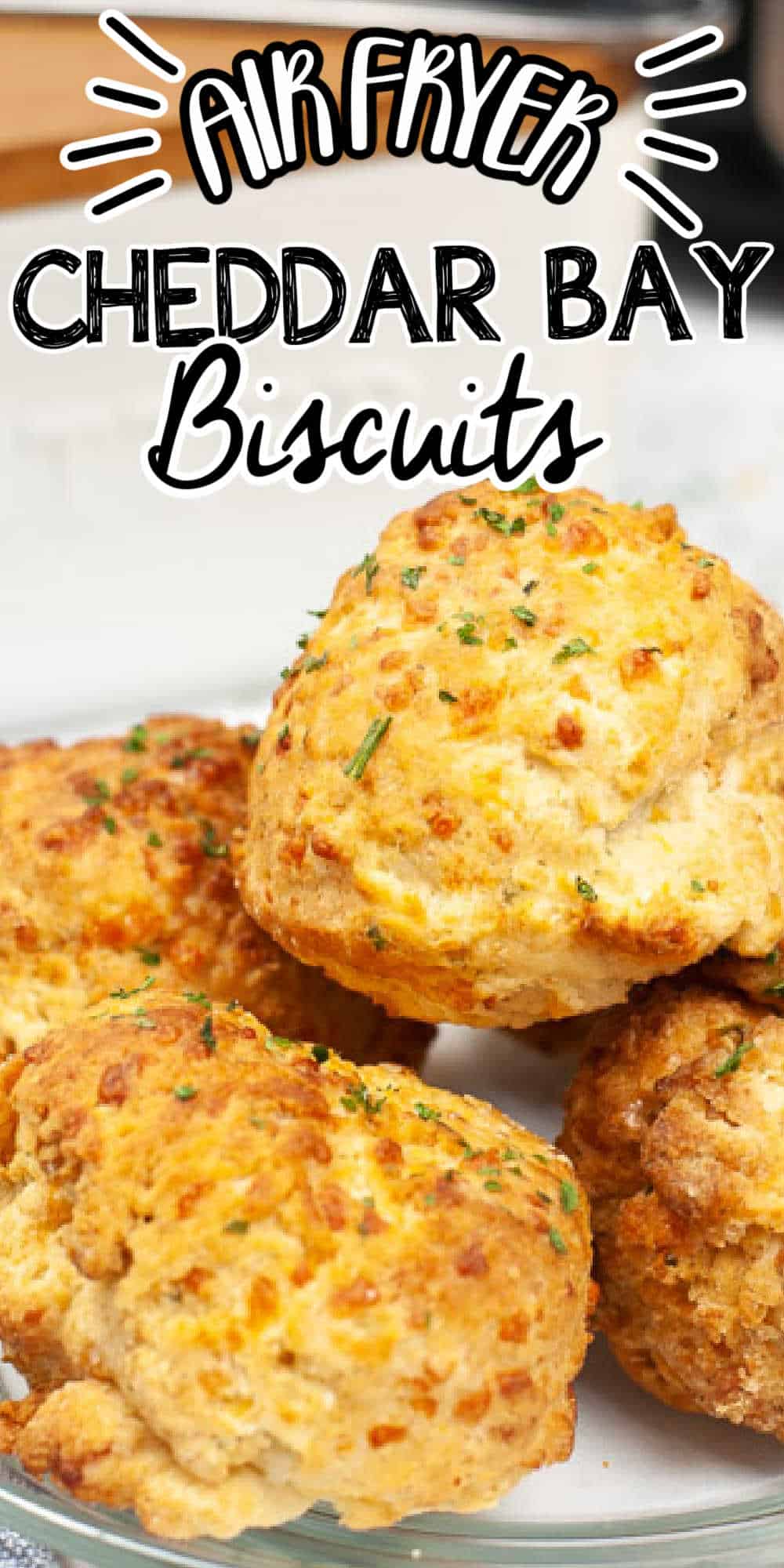 Air Fryer Cheddar Bay Biscuits • MidgetMomma