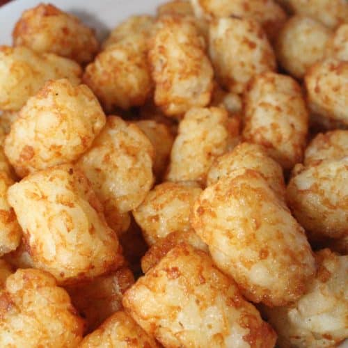 Air Fryer Frozen Tater Tots - PERFECT Tater tots every time!
