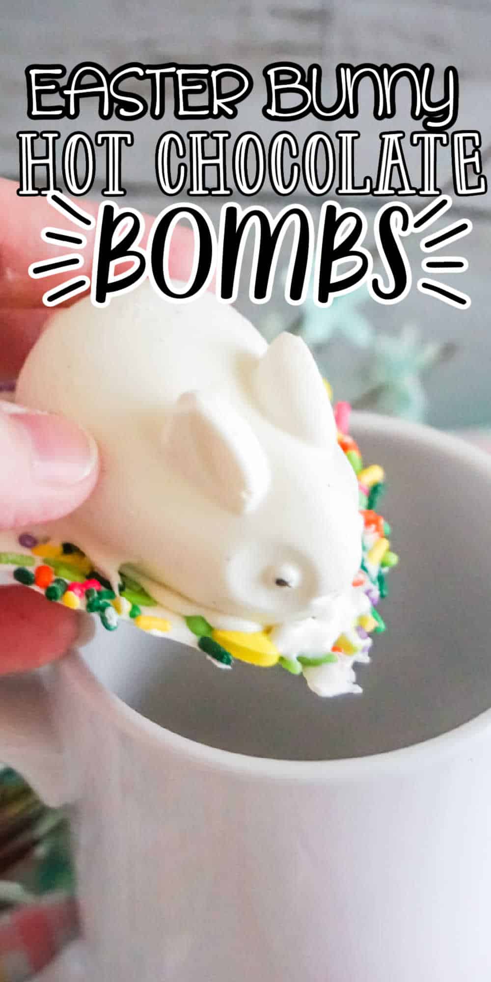 Easter Bunny Hot Chocolate Bombs • MidgetMomma