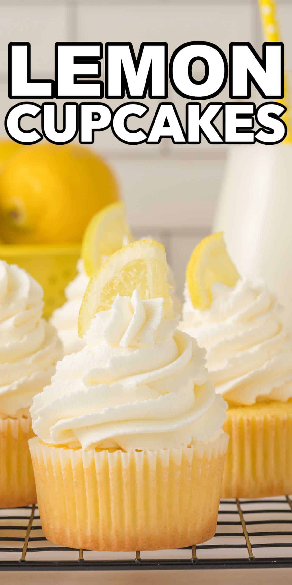 The Best Fluffy Lemon Cupcakes Recipe • MidgetMomma