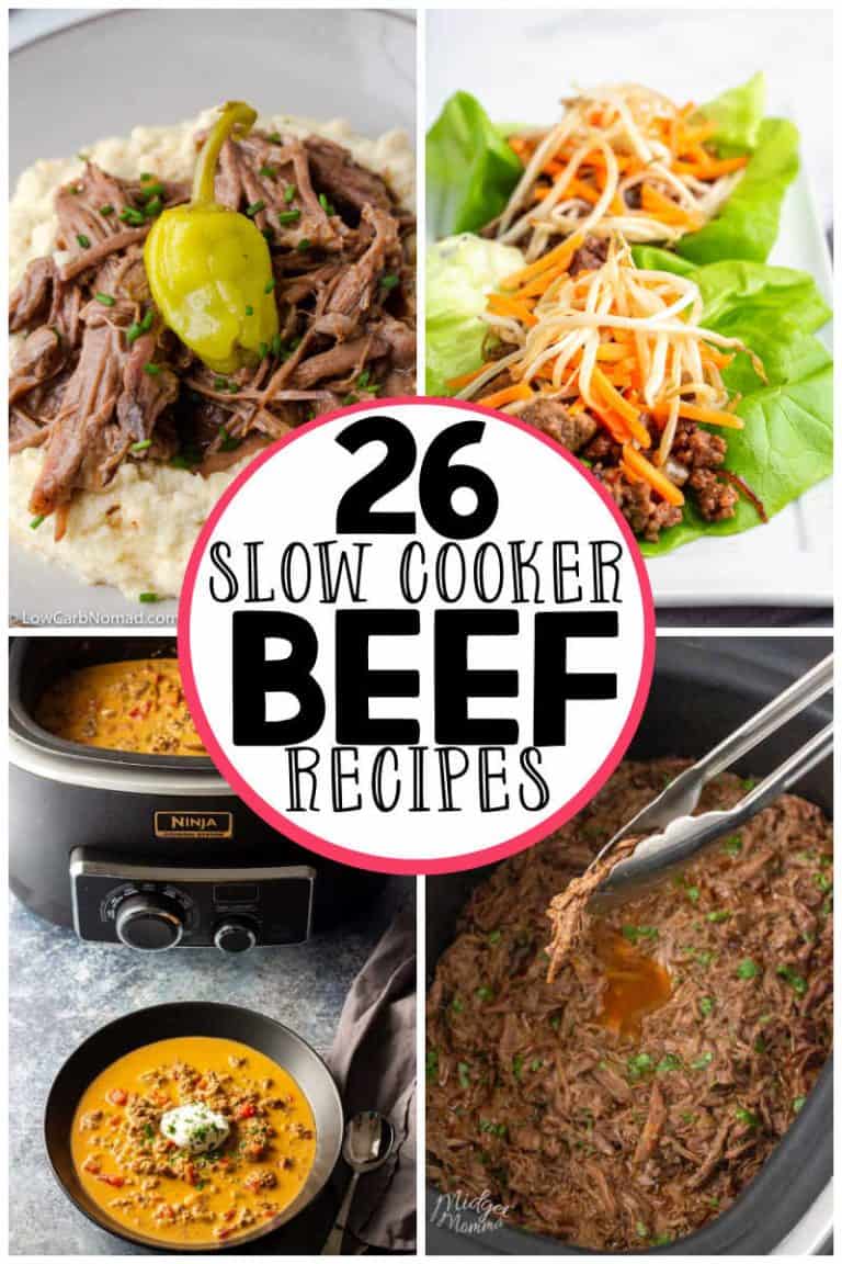 Slow Cooker Beef Dinner Recipes • MidgetMomma