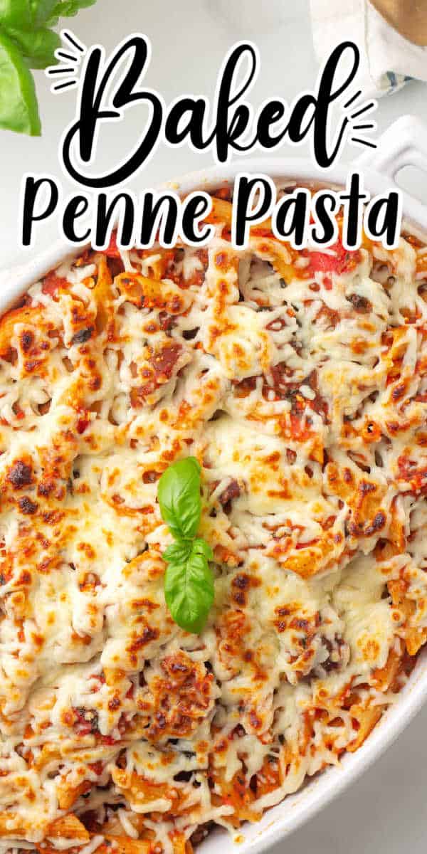 Spinach and Sausage Baked Penne Pasta • MidgetMomma