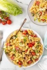 Creamy BLT Pasta Salad Recipe • MidgetMomma