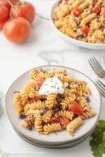 Taco Pasta Salad • MidgetMomma